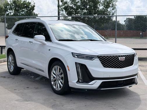 Crystal White Tricoat 2024 Cadillac XT6 Premium Luxury AWD