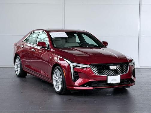 Radiant Red Tintcoat 2025 Cadillac CT4 Luxury RWD