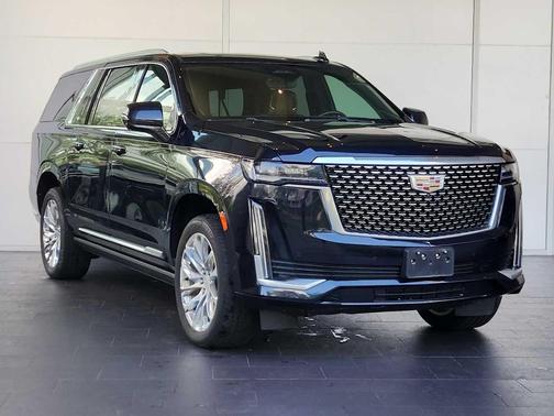 Dark Moon Blue Metallic 2021 Cadillac Escalade ESV Premium Luxury