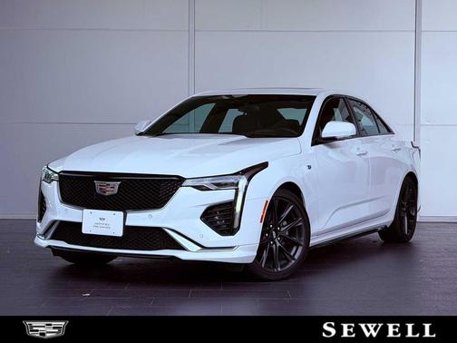 Summit White 2023 Cadillac CT4 Sport