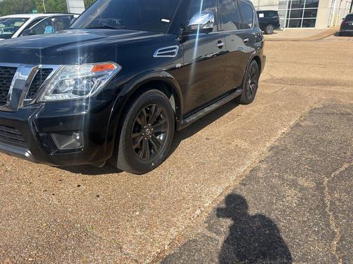 Super Black 2020 Nissan Armada Platinum 2WD