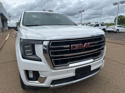 Summit White 2021 GMC Yukon SLT