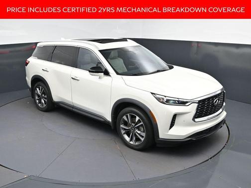 Majestic White 2023 INFINITI QX60 Luxe