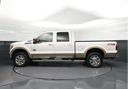 White Platinum 2014 Ford F-250 Lariat