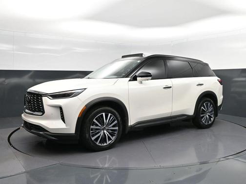 Majestic White 2023 INFINITI QX60 SENSORY