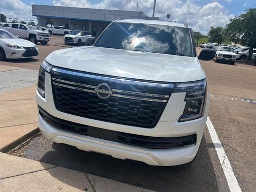 Aspen White Tricoat 2025 Nissan Armada SV 2WD