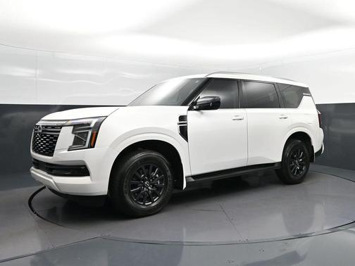 Aspen White Tricoat 2025 Nissan Armada SV 2WD