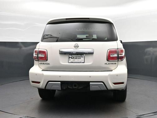 Pearl White 2017 Nissan Armada Platinum