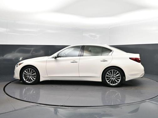 Majestic White 2023 INFINITI Q50 3.0t LUXE