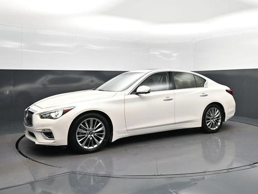 Majestic White 2023 INFINITI Q50 3.0t LUXE