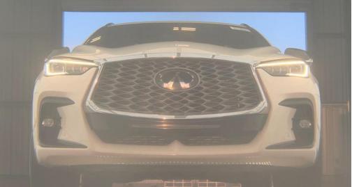 Majestic White 2023 INFINITI QX55 ESSENTIAL