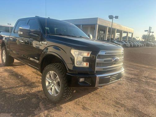 Shadow Black 2016 Ford F-150 Platinum