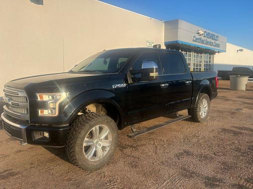 Shadow Black 2016 Ford F-150 Platinum
