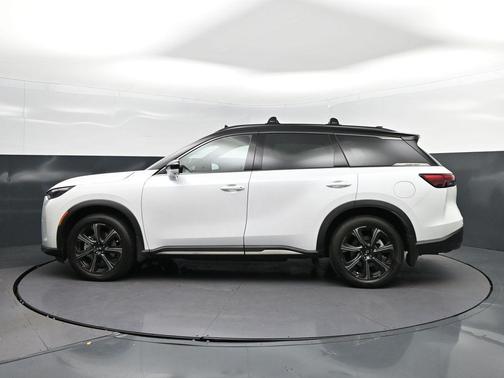 Radiant White/Black Obsidian 2026 INFINITI QX60 AUTOGRAPH