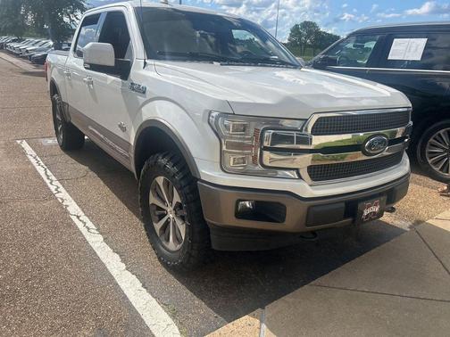 White Platinum Metallic Tri-Coat 2019 Ford F-150 King Ranch