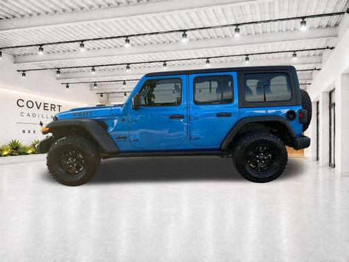 Hydro Blue Pearlcoat 2024 Jeep Wrangler Sport