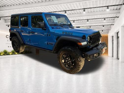 Hydro Blue Pearlcoat 2024 Jeep Wrangler Sport