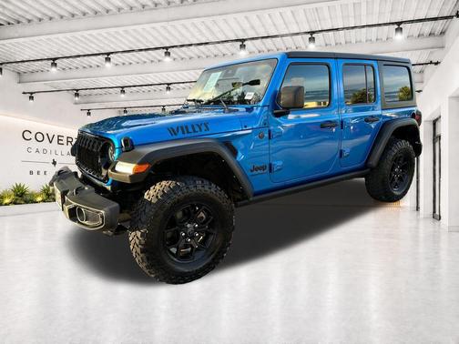 Hydro Blue Pearlcoat 2024 Jeep Wrangler Sport
