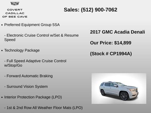2017 GMC Acadia Denali