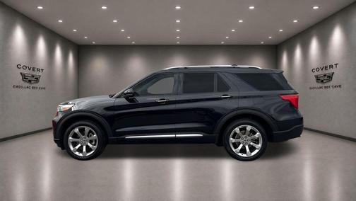Agate Black Metallic 2020 Ford Explorer Platinum