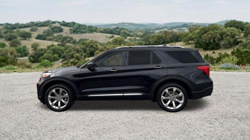 Agate Black Metallic 2020 Ford Explorer Platinum