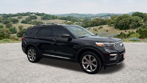 Agate Black Metallic 2020 Ford Explorer Platinum