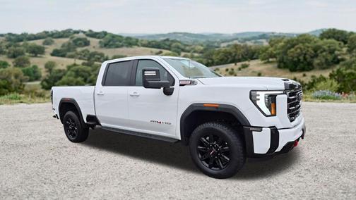 Summit White 2025 GMC Sierra 3500 AT4