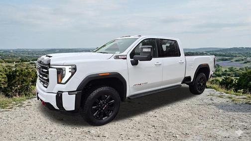 Summit White 2025 GMC Sierra 3500 AT4