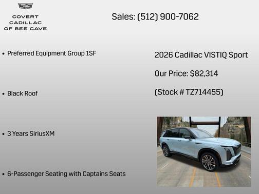 Nimbus Met 2026 Cadillac VISTIQ Sport