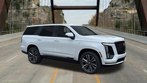 Vibrant White Tricoat 2026 Cadillac Escalade Sport