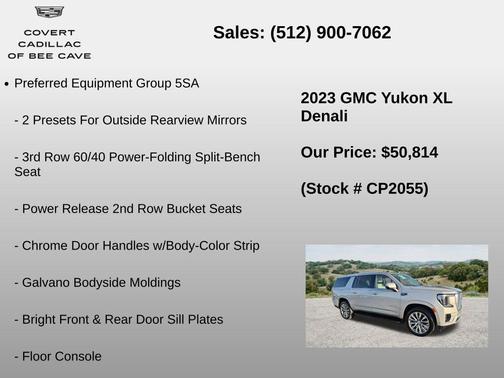 Pearl Beige Metallic 2023 GMC Yukon XL Denali