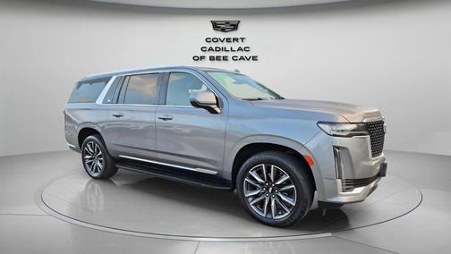 Satin Steel Metallic 2021 Cadillac Escalade ESV Luxury