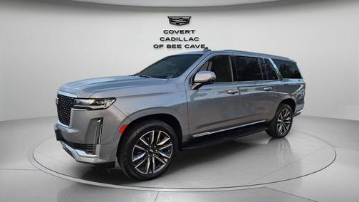 Satin Steel Metallic 2021 Cadillac Escalade ESV Luxury