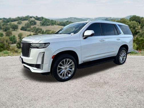 Crystal White Tricoat 2021 Cadillac Escalade Premium Luxury