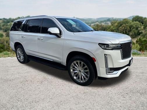 Crystal White Tricoat 2021 Cadillac Escalade Premium Luxury