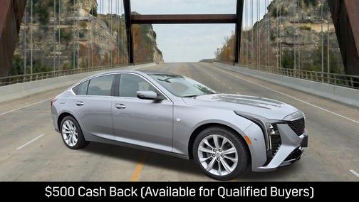 Silver Metallic 2026 Cadillac CT5 Premium Luxury