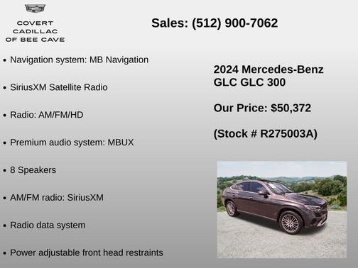 Gray 2024 Mercedes-Benz GLC 300 4MATIC Coupe