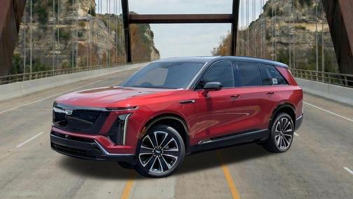 Radiant Red Tintcoat 2026 Cadillac VISTIQ Sport