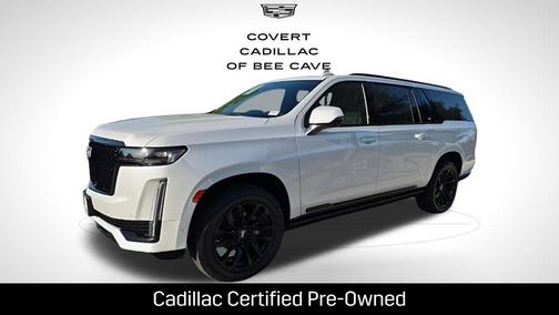 Crystal White Tricoat 2023 Cadillac Escalade ESV Sport Platinum