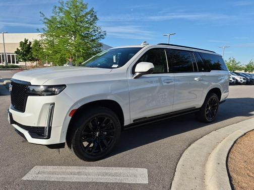 Crystal White Tricoat 2023 Cadillac Escalade ESV Sport Platinum