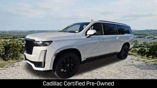 Crystal White Tricoat 2023 Cadillac Escalade ESV Sport Platinum