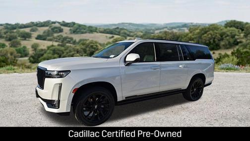 Crystal White Tricoat 2023 Cadillac Escalade ESV Sport Platinum