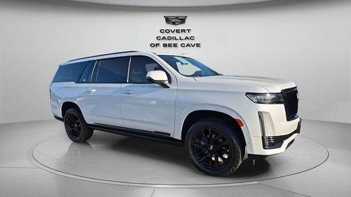 Crystal White Tricoat 2023 Cadillac Escalade ESV Sport Platinum