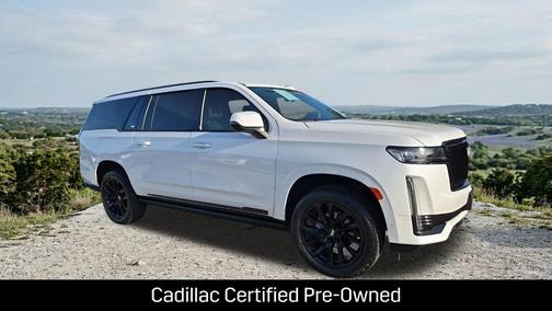 Crystal White Tricoat 2023 Cadillac Escalade ESV Sport Platinum
