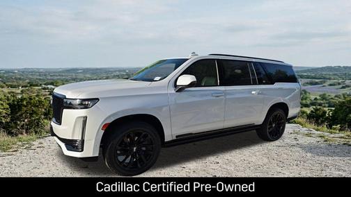 Crystal White Tricoat 2023 Cadillac Escalade ESV Sport Platinum