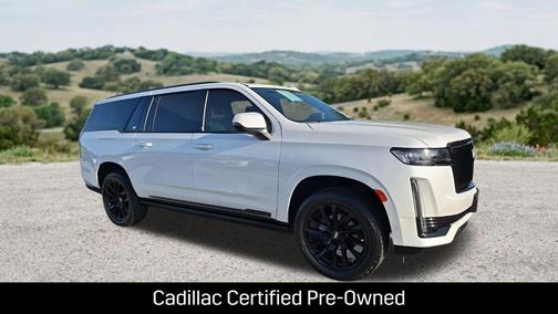 Crystal White Tricoat 2023 Cadillac Escalade ESV Sport Platinum