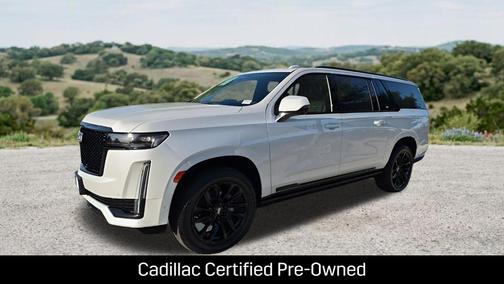 Crystal White Tricoat 2023 Cadillac Escalade ESV Sport Platinum