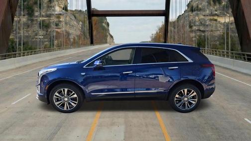 Opulent Blue Metallic 2026 Cadillac XT5 Premium Luxury