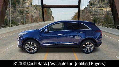 Opulent Blue Metallic 2026 Cadillac XT5 Premium Luxury