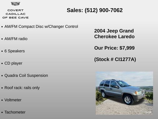 Gray 2004 Jeep Grand Cherokee Laredo